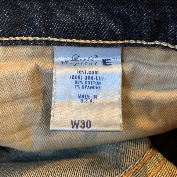 Levi’s [Capital E] Straight Leg Jeans • Sz 30 • Long Length - Picture 8 of 14